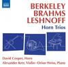 Berkeley, Brahms, Leshnoff - Horn Trios