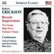 Erickson - Recent Impressions, Two Songs, High Flyer, Summer Music