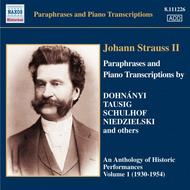 Strauss II - Piano Transcriptions | Naxos - Historical 8111226