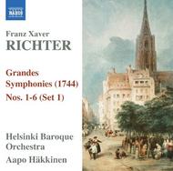 F X Richter - Grandes Symphonies (1744) Nos 1-6 (Set 1) | Naxos 8557818