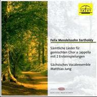 Mendelssohn - Complete secular part-songs for a capella choir