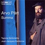 Arvo Part played by Tapiola Sinfonietta | BIS BISCD834