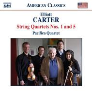 Carter - String Quartets Nos 1 & 5 | Naxos - American Classics 8559362