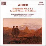 Weber - Symphonies nos.1 & 2 | Naxos 8550928