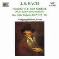 JS Bach - Clavierbuchlein fur WF Bach, Preludes | Naxos 8553097