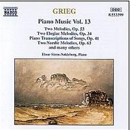 Grieg - Piano Music Vol 13 | Naxos 8553399