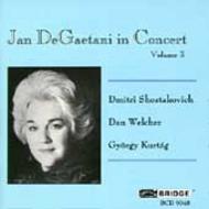 Jan DeGaetani in Concert Vol.3 | Bridge BCD9048