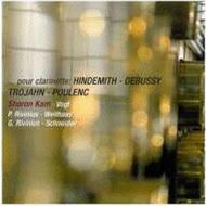 Debussy / Hindemith / Poulenc - Music for Clarinet | C-AVI AVI8553128