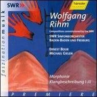 Rihm - Morphonie, Klangbeschreibung I-III | Haenssler Classic 93010