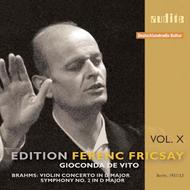 Fricsay conducts Brahms - Violin Concerto, Symphony No.2 | Audite AUDITE95585