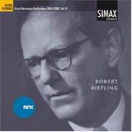 Great Norwegian Performers 1945-2000 Vol.IV: Robert Riefling | Simax PSC1833