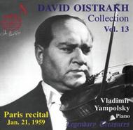David Oistrakh Collection Vol.13: Paris Recital, 1959