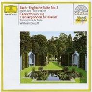 Bach: English Suite No.3; Capriccio BWV 922 / Transcriptions for Piano | Deutsche Grammophon E4391082