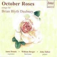 October Roses: Songs by Brian Blyth Daubney | British Music Society BMS433CD