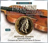 Paganini played on Paganinis Violin: 6 Violin Concertos, Unpublished Adagio | Dynamic CDS450