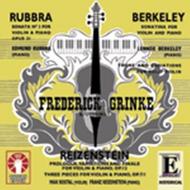 Rubbra / Berkeley / Reizenstein - Violin & Piano Works | Dutton - Epoch CDLX7232