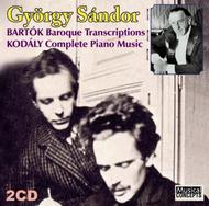 Bartok - Baroque Transcriptions / Kodaly - Complete Piano Music | Musical Concepts MC128