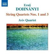 Dohnanyi - String Quartets Nos 1 & 3 | Naxos 8572569