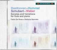 Beethoven / Hummel / Schubert / Weber - Sonatas and Variations for Flute and Piano