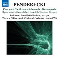 Penderecki - Canticum Canticorum Salomonis, Kosmogonia, Strophen, etc | Naxos 8572481