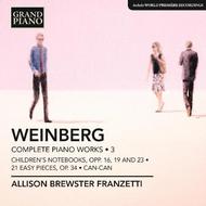 Weinberg - Complete Piano Works Vol.3 | Grand Piano GP610