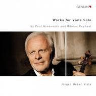 Hindemith / Gunter Raphael - Works for Viola Solo | Genuin GEN13265