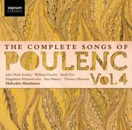 Poulenc - Complete Songs Vol.4 | Signum SIGCD323