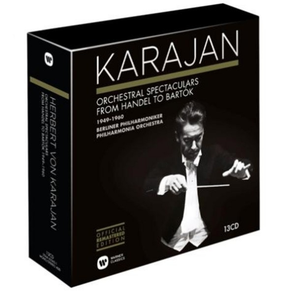 Karajan: Orchestral Spectaculars from Handel to Bartok, 1949-1960 | Warner 2564633621