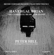 Havergal Brian - The Complete Music for Piano Vol.8 | Cameo Classics CC9016CD