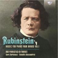 Rubinstein - Music for Piano Four Hands Vol.1 | Brilliant Classics 95016