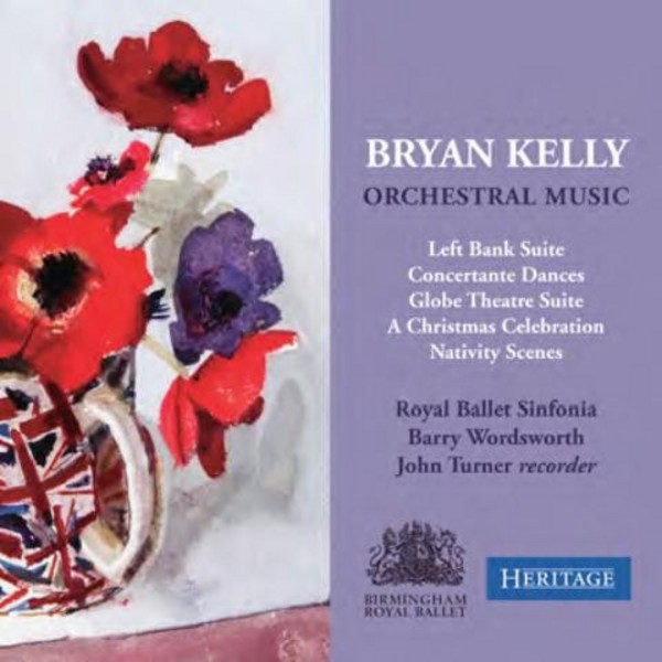 Bryan Kelly - Orchestral Music | Heritage HTGCD285