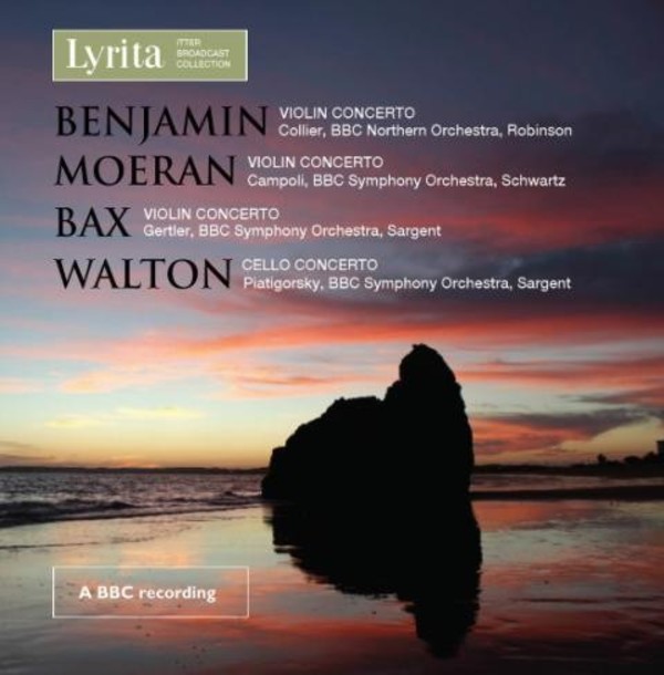 Benjamin / Moeran / Bax / Walton - Concertos | Lyrita REAM2114