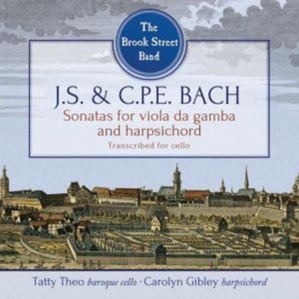 J S & CPE Bach - Sonatas for Viola da Gamba and Harpsichord | Avie AV2321