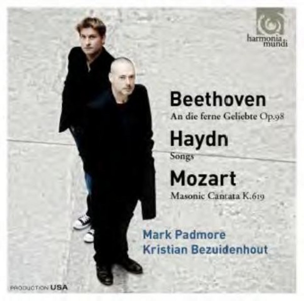 Mark Padmore sings Mozart, Beethoven and Haydn | Harmonia Mundi HMU907611