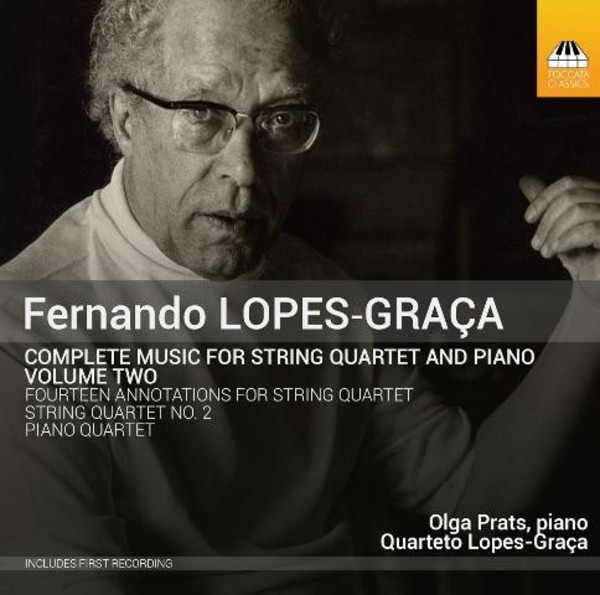 Fernando Lopes-Graca - Complete Music for String Quartet and Piano Vol.2 | Toccata Classics TOCC0254