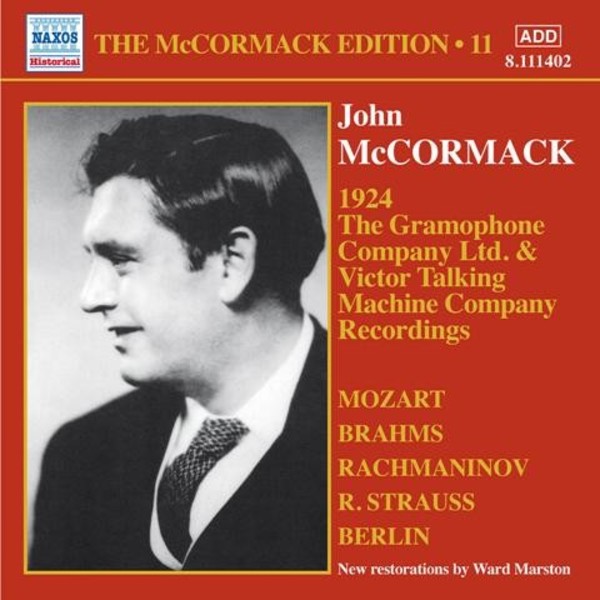The McCormack Edition Vol.11 | Naxos - Historical 8111402
