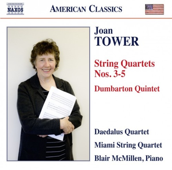 Tower - String Quartets 3-5, Dumbarton Quintet | Naxos - American Classics 8559795