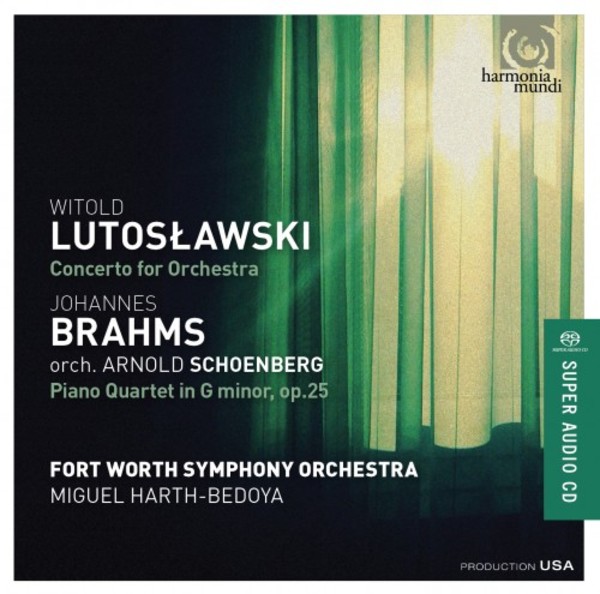 Lutoslawski - Concerto for Orchestra; Brahms orch. Schoenberg - Piano Quartet op.25