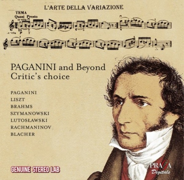 LArte della Variazione: Paganini & Beyond | Praga Digitals PRD250338