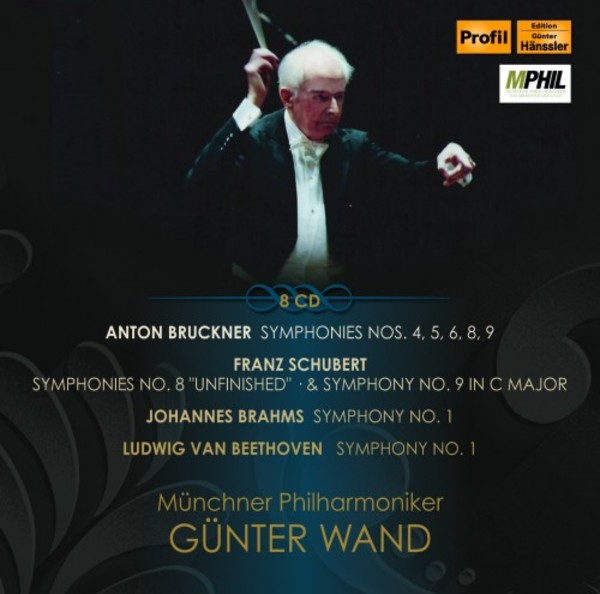 Gunter Wand conducts Bruckner, Schubert, Brahms & Beethoven | Haenssler Profil PH16060