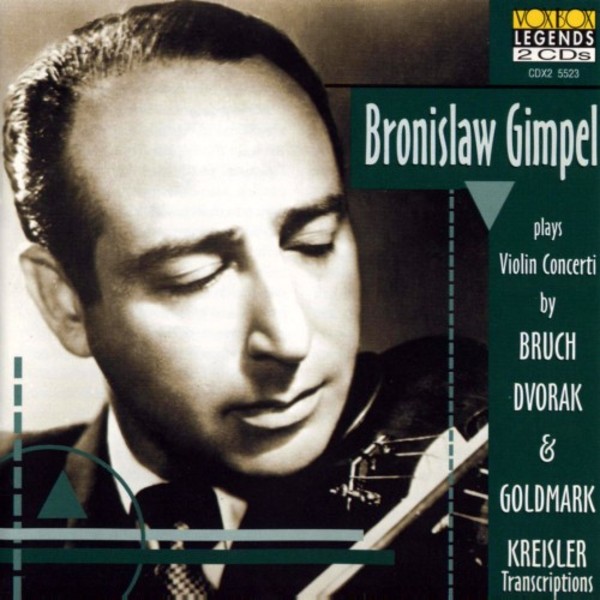 Bruch, Dvorak, Goldmark - Violin Concertos | Vox Classics CDX25523