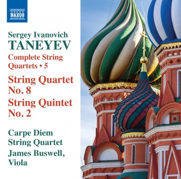 Taneyev - Complete String Quartets Vol.5 | Naxos 8573671