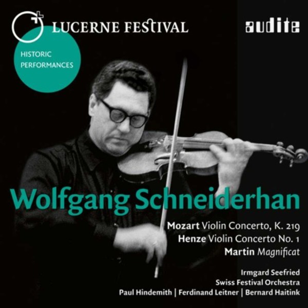 Wolfgang Schneiderhan plays Mozart, Henze & Martin
