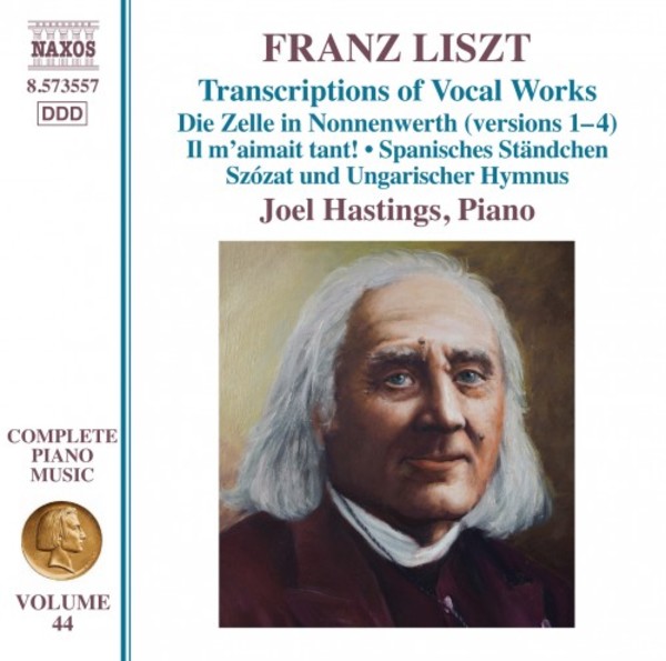 Liszt - Complete Piano Music Vol.44: Transcriptions of Vocal Works | Naxos 8573557