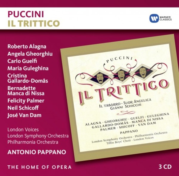 Puccini - Il Trittico | Warner - The Home of Opera 9029590063