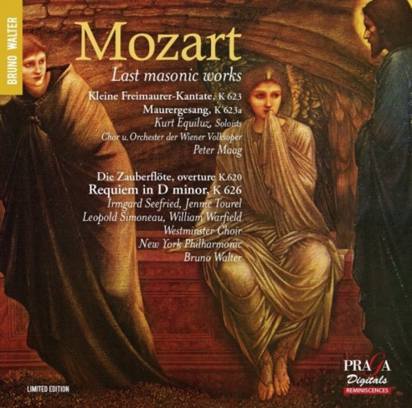 Mozart - Last Masonic Works | Praga Digitals DSD350131