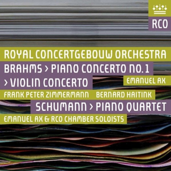 Brahms - Piano Concerto no.1, Violin Concerto; Schumann - Piano Quartet | RCO Live RCO17001