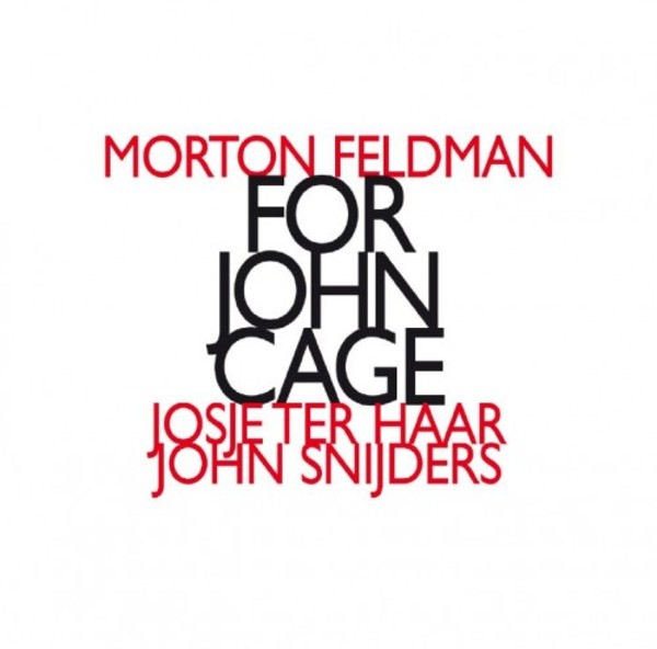 Feldman - For John Cage | Hat Hut HATNOWART160