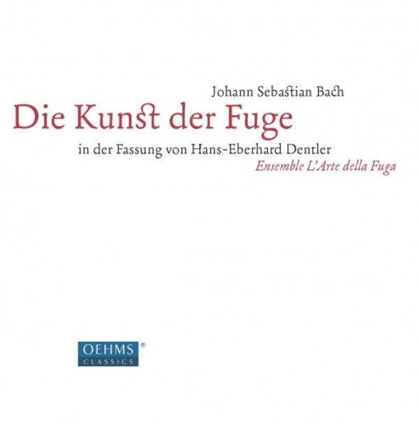 JS Bach - The Art of Fugue (arr. Hans-Eberhard Dentler) (LP) | Oehms OC050