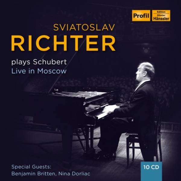 Sviatoslav Richter plays Schubert: Live in Moscow | Haenssler Profil PH17005